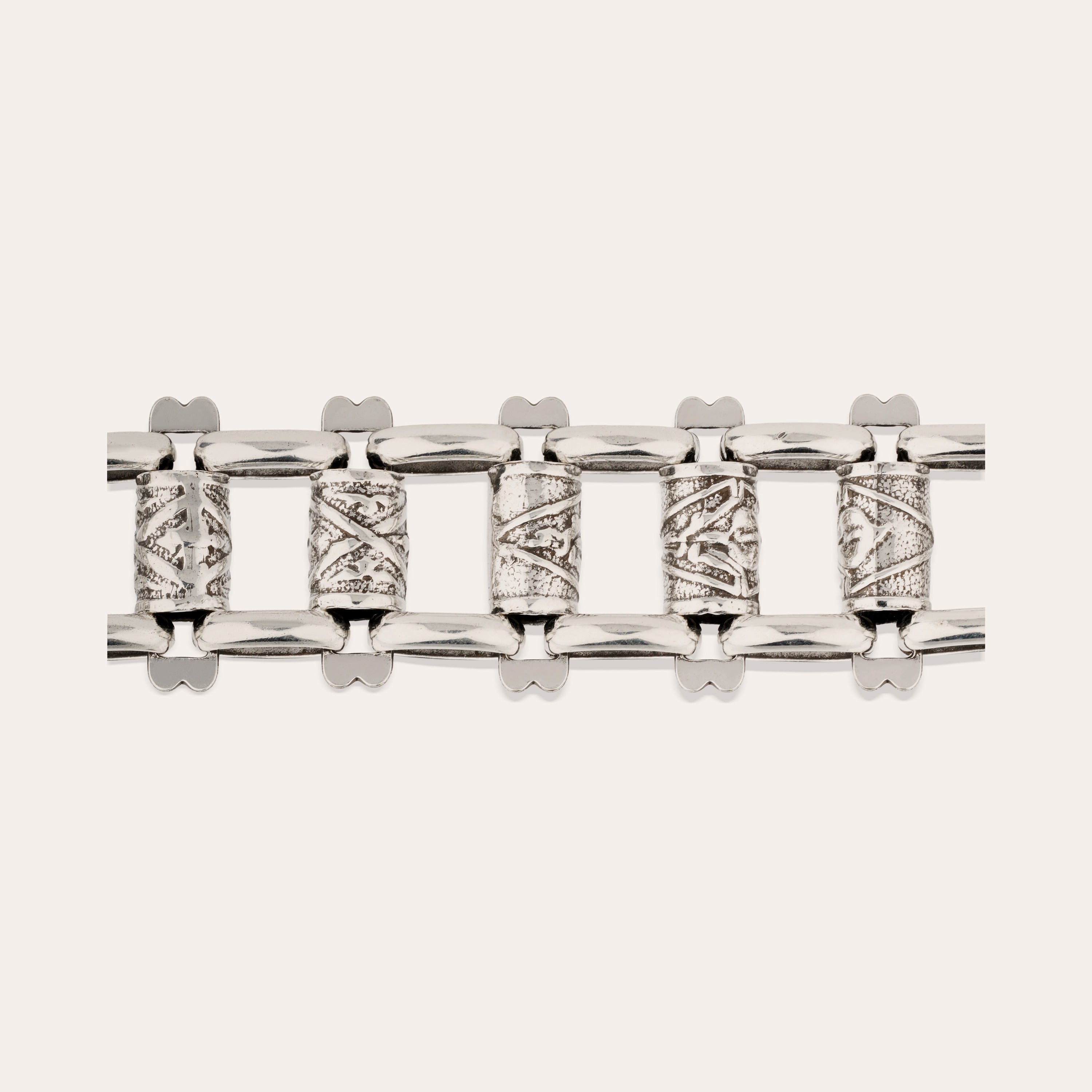 gas-bijoux-bracelet-kamino-argent-large-maille-anneaux-grav-s-et-lisses image 4
