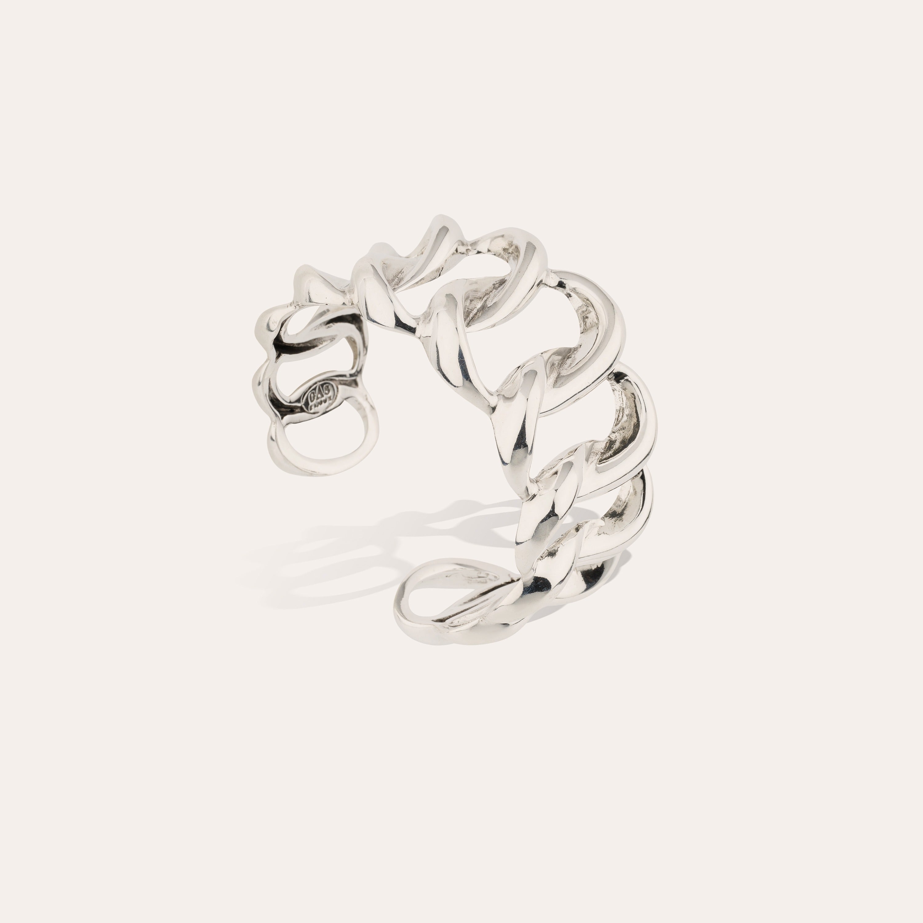 gas-bijoux-bracelet-manchette-bronx-argent image 4