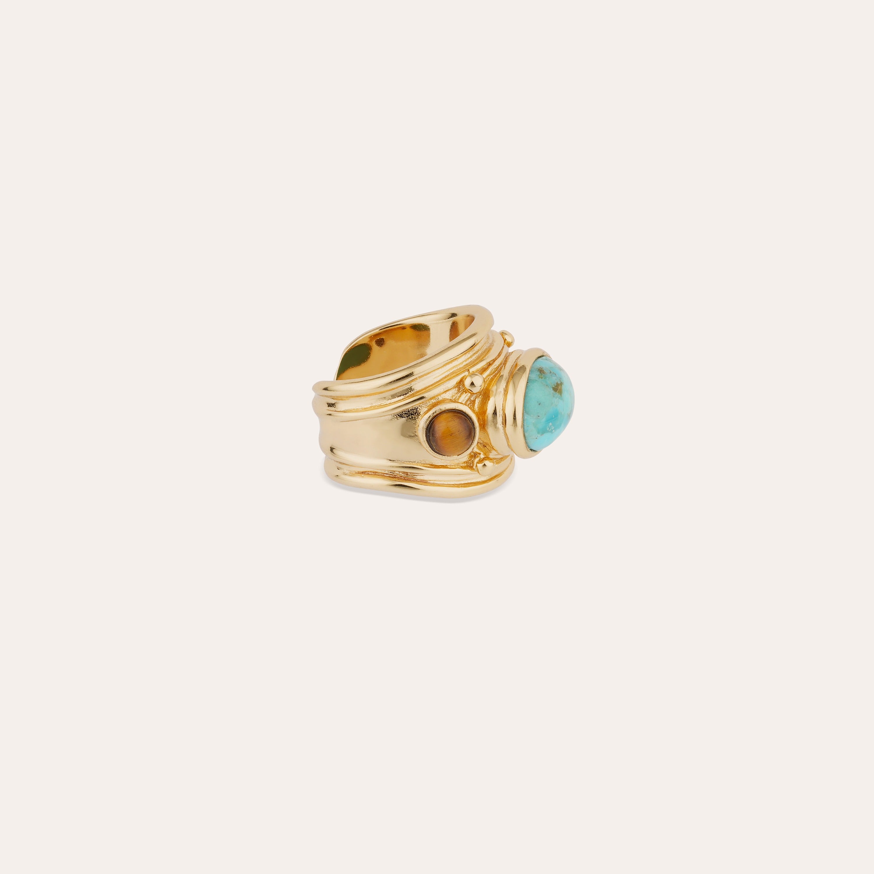gas-bijoux-bague-simone-turquoise-et-il-de-tigre-dor-e image 3