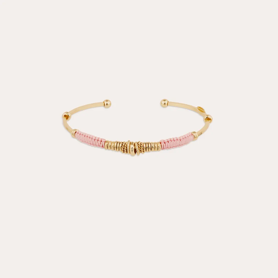 bracelet-zizanie-gas-bijoux-jonc-dor-l-or-fin-fils-coton-ajustable image 1