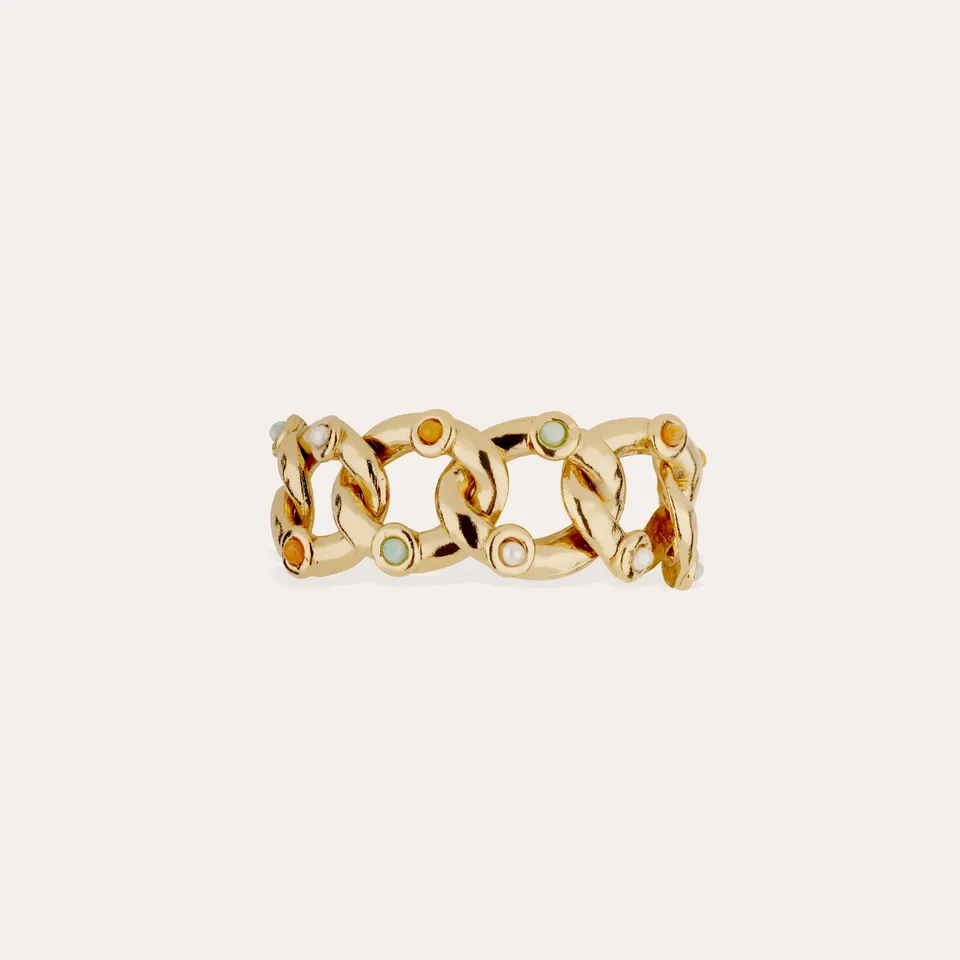 gas-bijoux-mitsi-petit-mod-le-bracelet-dor-gourmette-ajour-e-martel-e-avec-amazo image 1