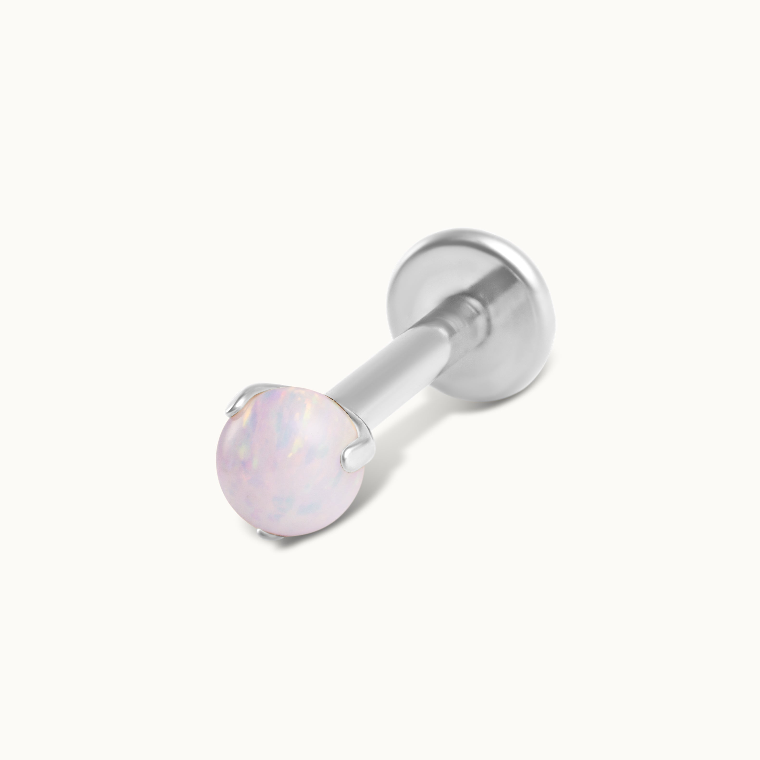 obsidian-piercing-boule-griff-e-opale-blanche-labret-titane-serti-griffe-pour-lo image 2