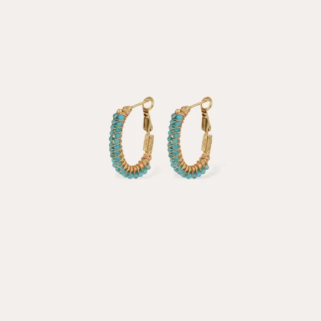 gas-bijoux-boucles-d-oreilles-cr-oles-lyre-apatite-bleue-dor-es-l-or-fin image 1