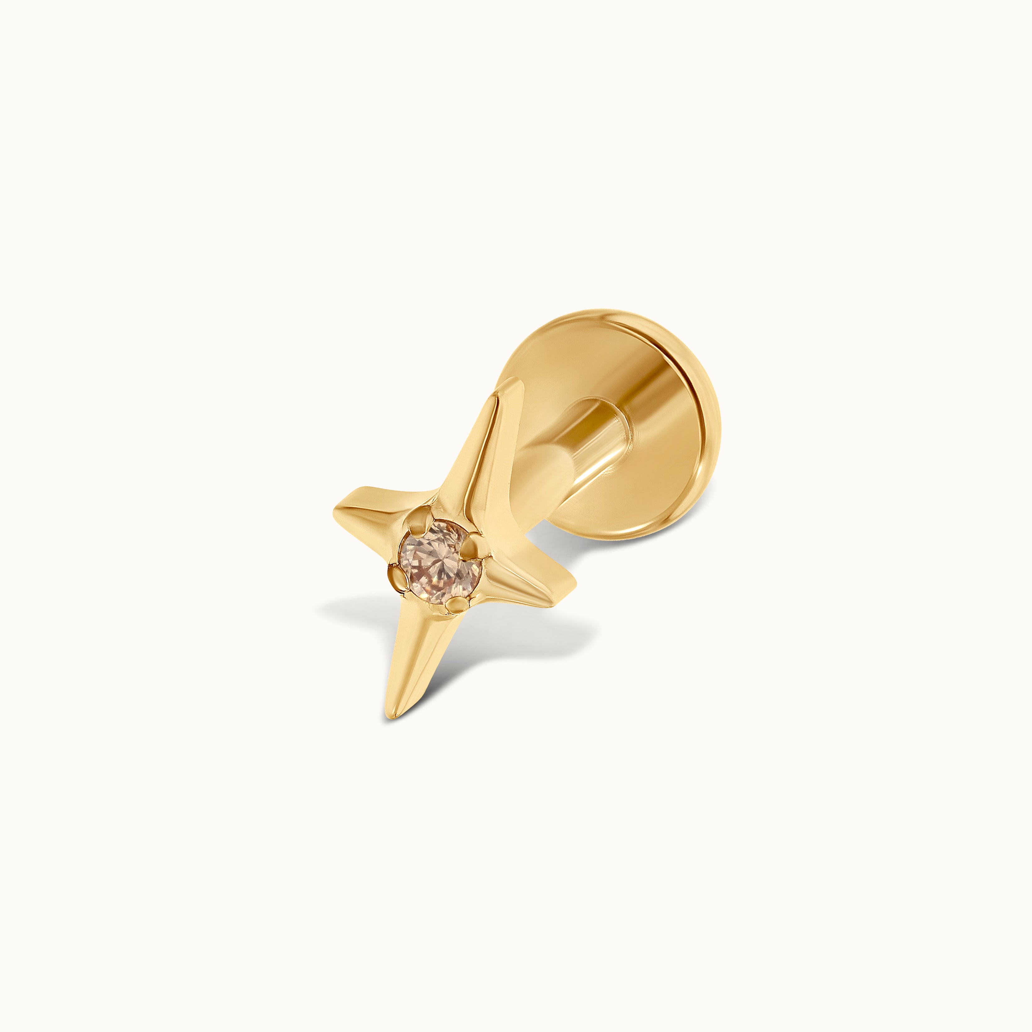 obsidian-piercing-ristretto-embout-pointe-graphique-zircon-titane image 1