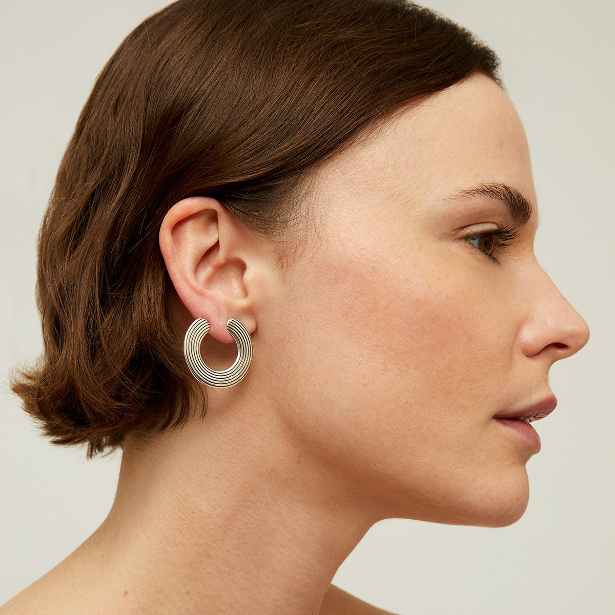 gas-bijoux-boucles-d-oreilles-poni-argent-es-stri-es image 2