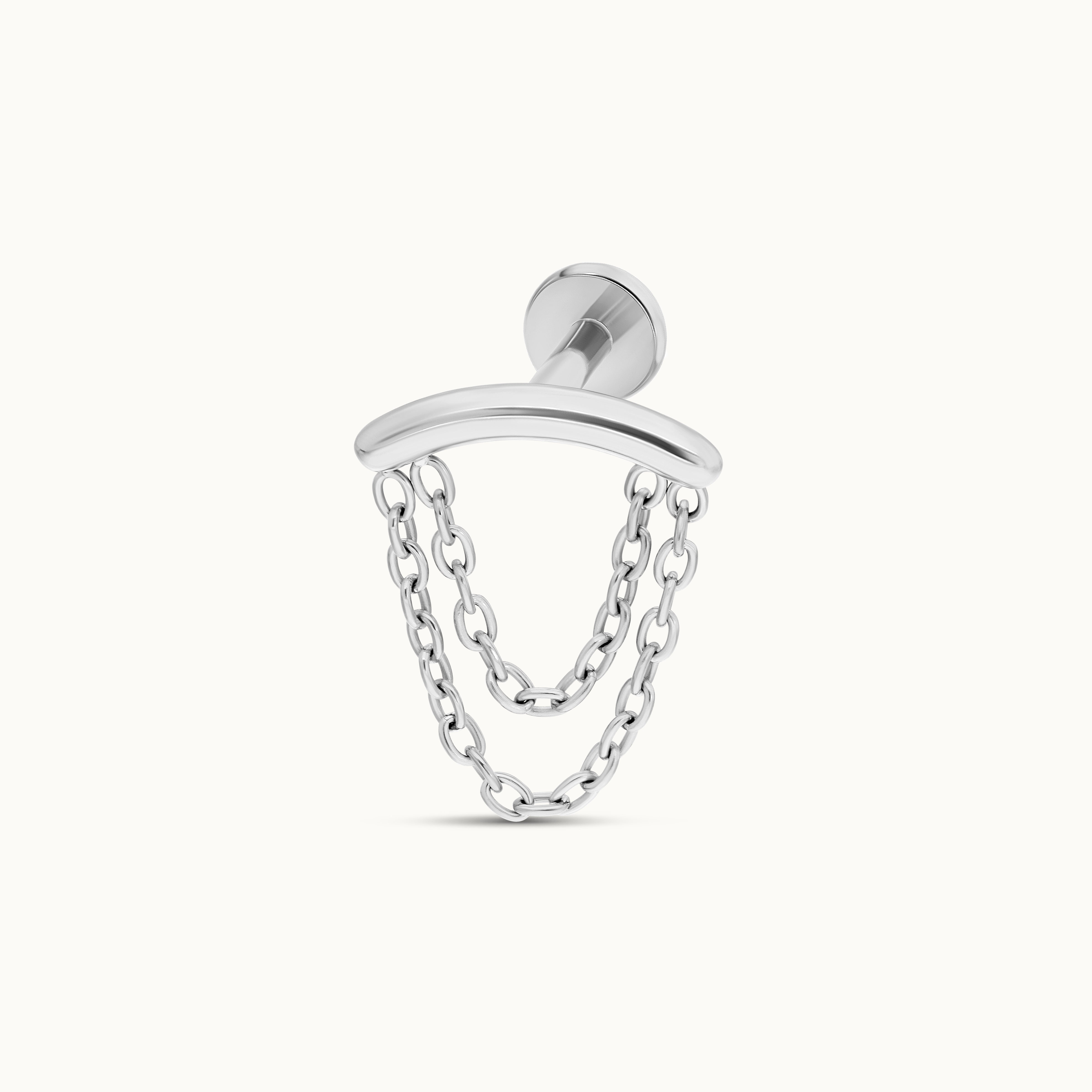 obsidian-piercing-eclissi-piercing-hidden-helix-double-cha-ne-titane-argent-ou-p image 2