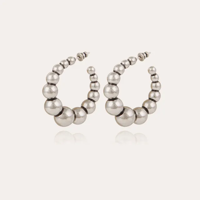 gas-bijoux-boucles-d-oreilles-cr-oles-andy-petit-mod-le-argent-es-perles-d-grad image 1