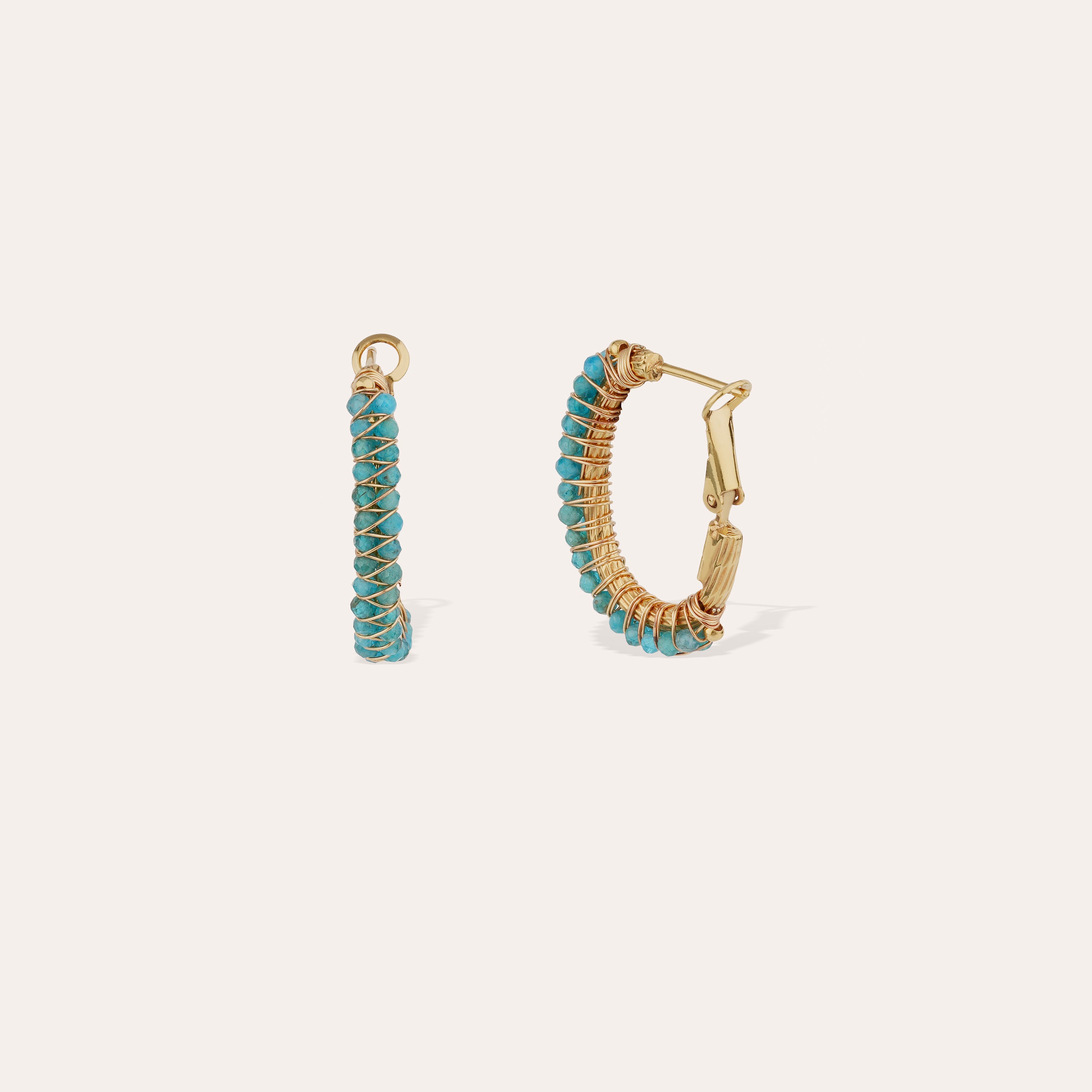 gas-bijoux-boucles-d-oreilles-cr-oles-lyre-apatite-bleue-dor-es-l-or-fin image 2