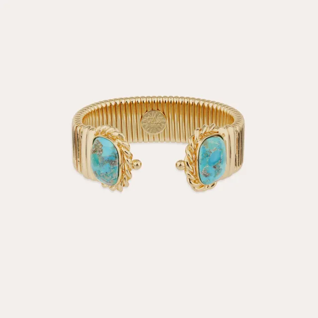 gas-bijoux-bracelet-amarante-double-dor-turquoise image 1