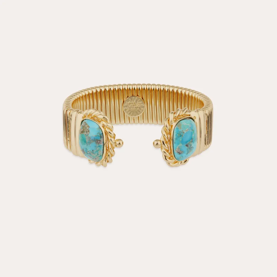 gas-bijoux-bracelet-amarante-double-dor-turquoise image 1