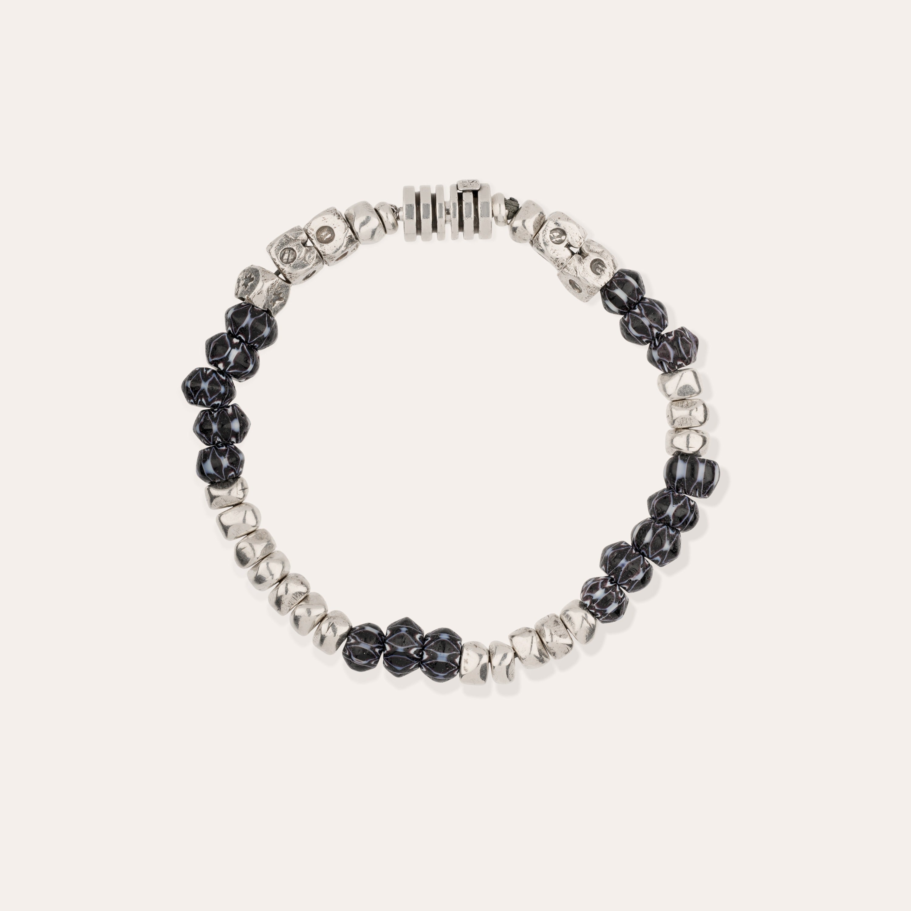 gas-bijoux-sacha-bracelet-argent-perles-vari-es-et-perles-de-verre-color-es image 2