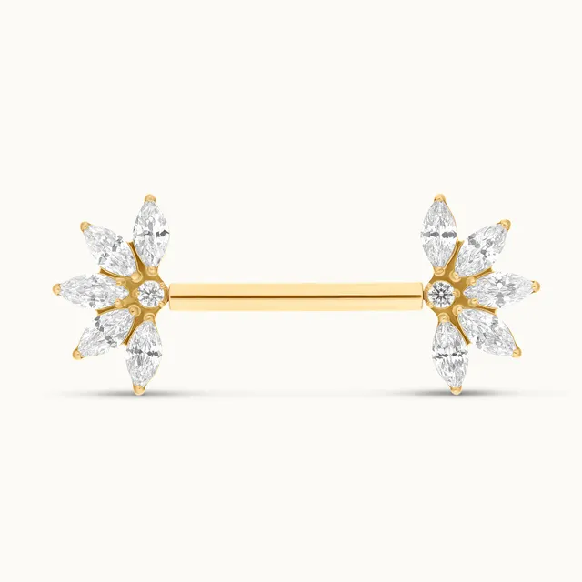 obsidian-piercing-baudelaire-piercing-t-ton-floral-zircon-en-titane-threadless image 1