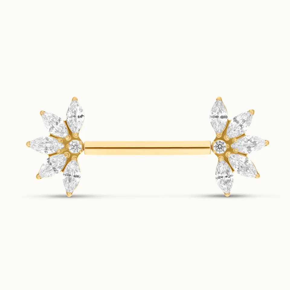 obsidian-piercing-baudelaire-piercing-t-ton-floral-zircon-en-titane-threadless image 1