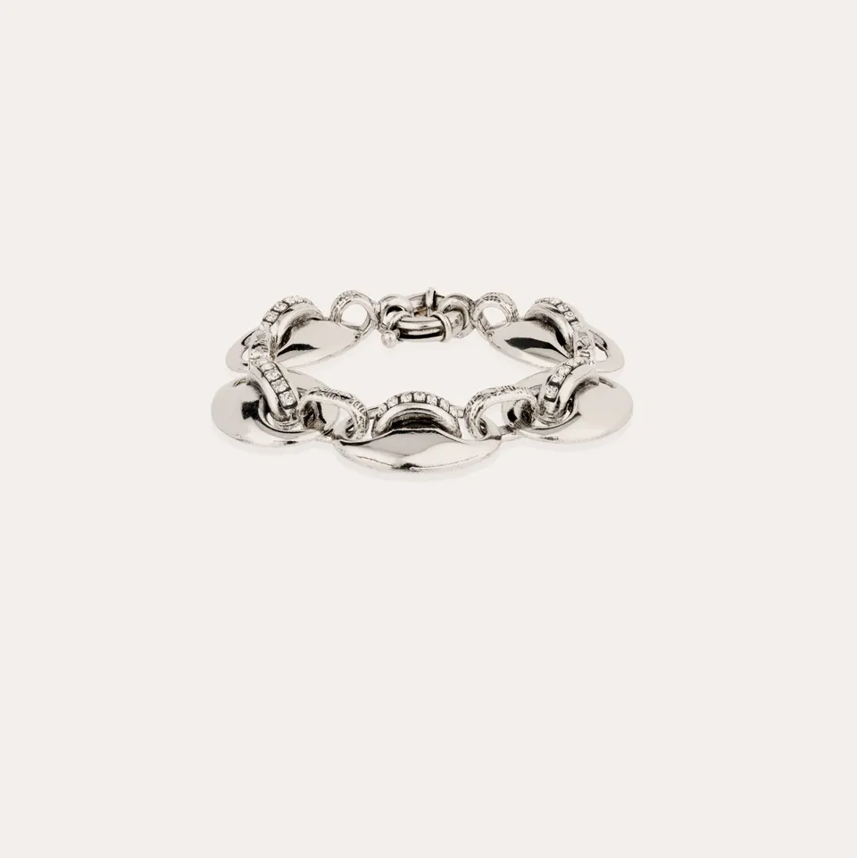 gas-bijoux-bracelet-cophea-strass-mini-argent-maille-marine image 1