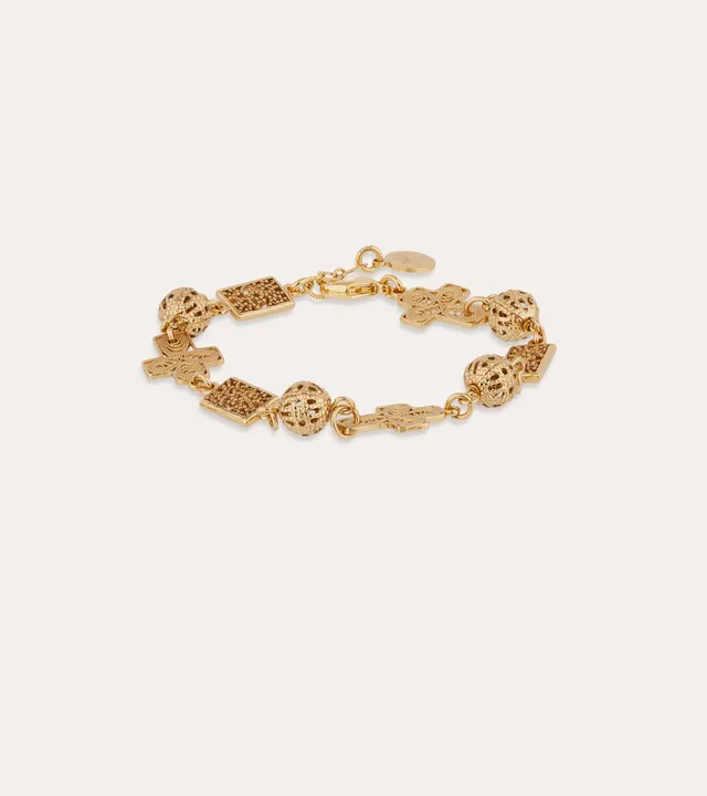 gas-bijoux-yuca-croix-bracelet-dor-l-or-fin-croix-et-motifs-en-filigrane image 1