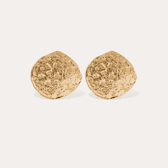 gas-bijoux-boucles-d-oreilles-eclipse-moon-rond-martel-dor-l-or-fin image 1