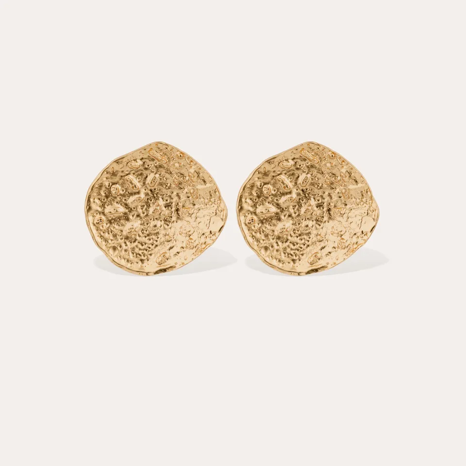 gas-bijoux-boucles-d-oreilles-eclipse-moon-rond-martel-dor-l-or-fin image 1
