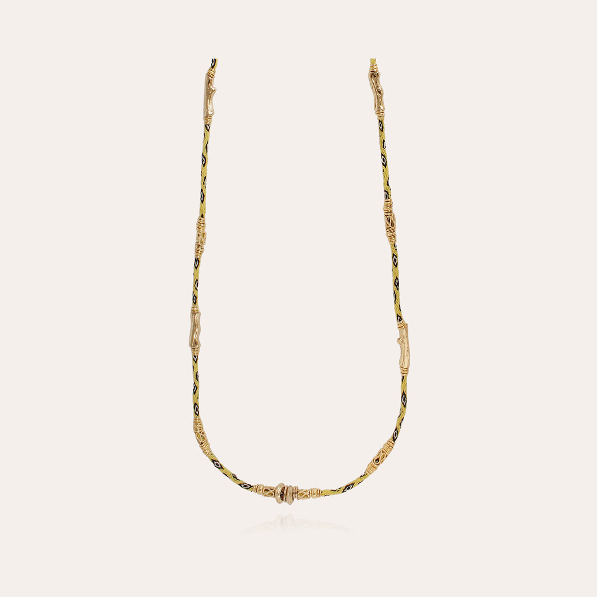 gas-bijoux-sautoir-lima-tiss-main-en-laine-d-alpaga-avec-ornements-dor-s-l-or-fi image 1