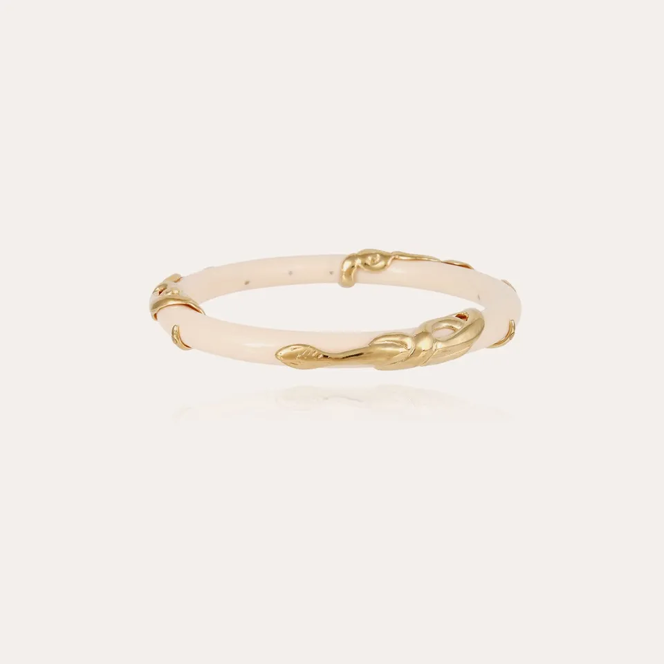 gas-bijoux-cobra-bracelet-jonc-en-ac-tate-ivoire-avec-serpent-dor-l-or-fin image 1