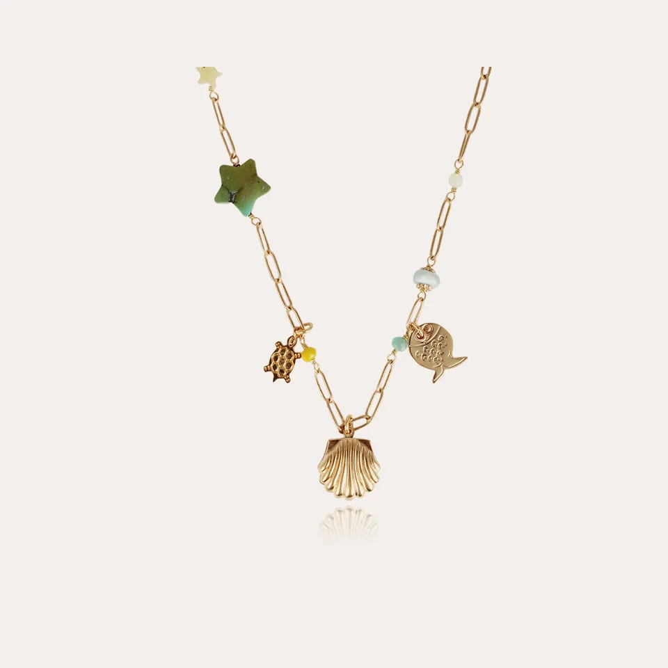gas-bijoux-collier-capucine-enfant-cha-ne-dor-e-perles-et-charms image 1