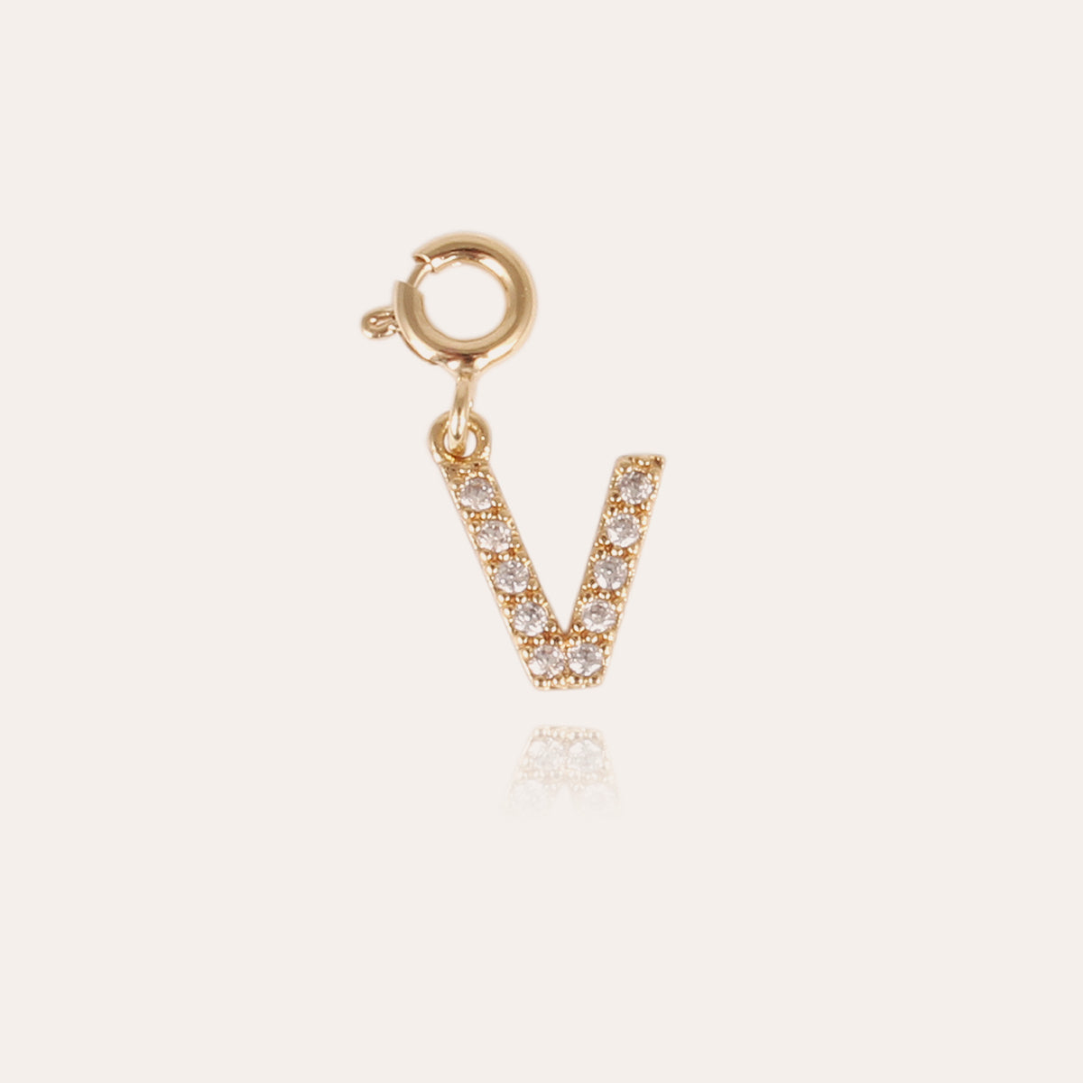 gas-bijoux-charms-pendentif-lettre-v-strass-dor-l-or-fin-2-cm image 2