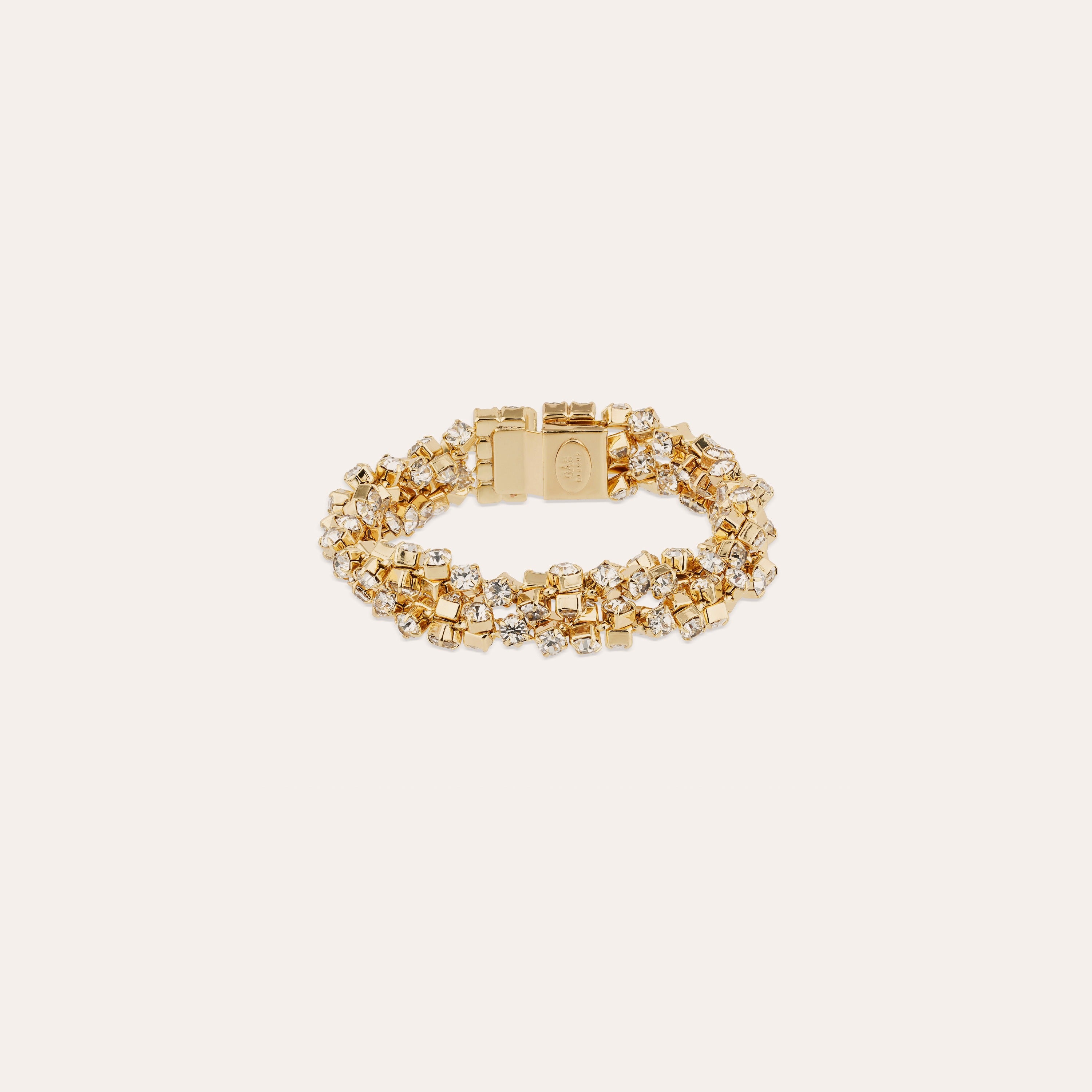 gas-bijoux-bracelet-trevise-double-dor-2-rangs-strass-18-5-cm image 1
