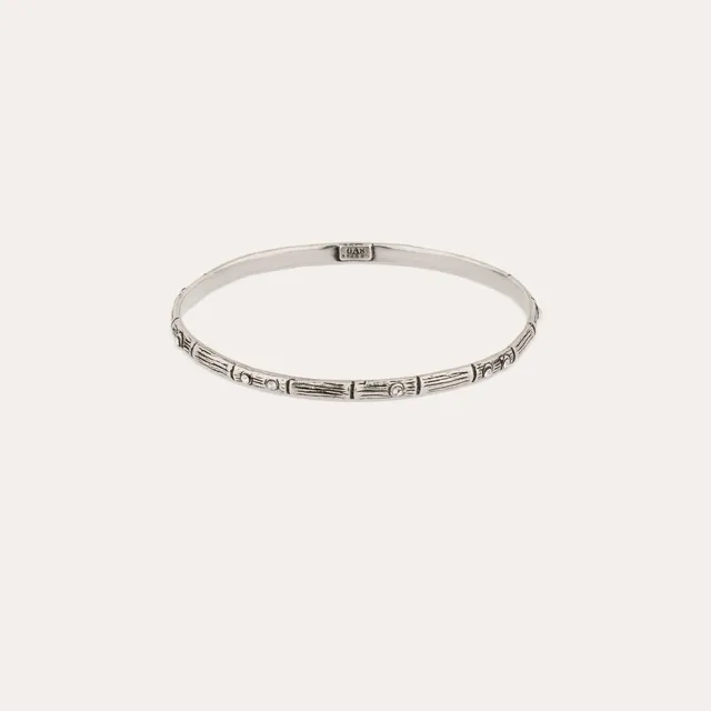 gas-bijoux-bracelet-bambini-strass-argent-fin-jonc-strass-taille-ajustable image 1