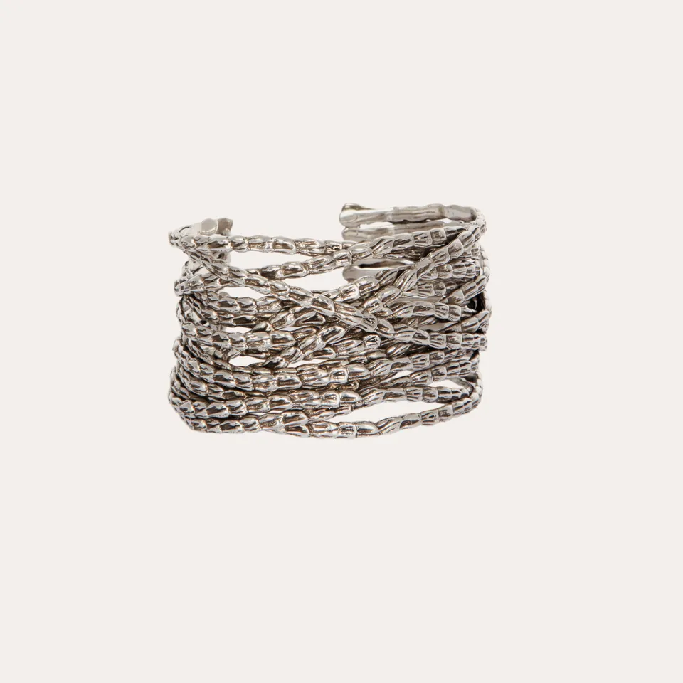 gas-bijoux-bracelet-manchette-liane-argent image 1