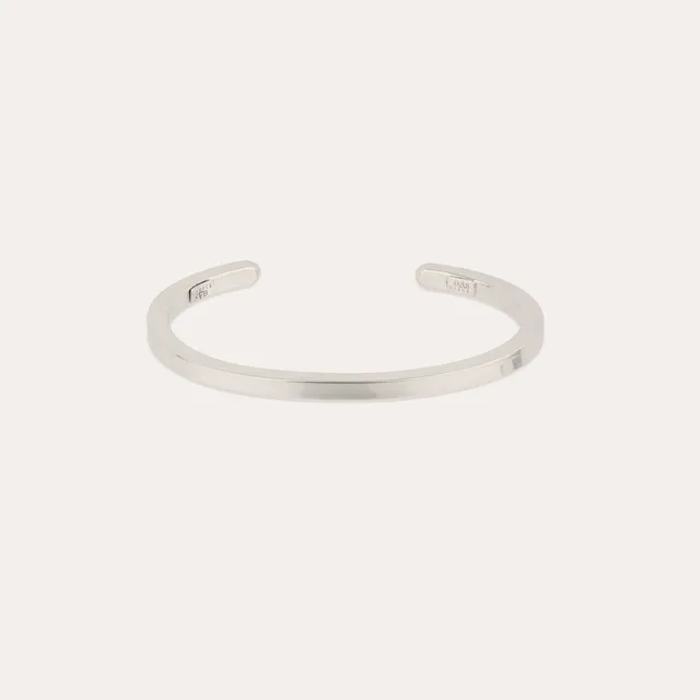 gas-bijoux-bracelet-eliot-argent-jonc-carr-ajustable-personnalisable image 1
