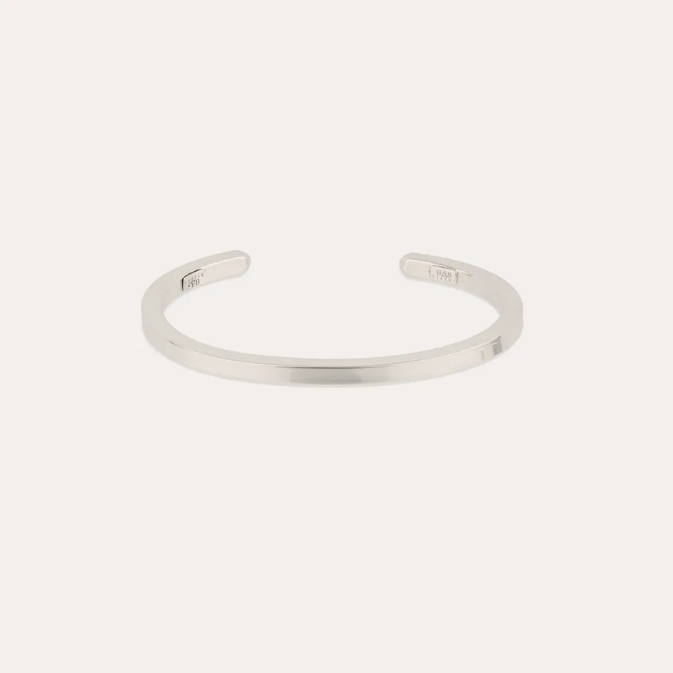 gas-bijoux-bracelet-eliot-argent-jonc-carr-ajustable-personnalisable image 1