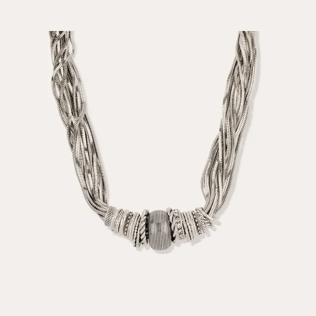 gas-bijoux-collier-jos-argent-multi-cha-nes image 1