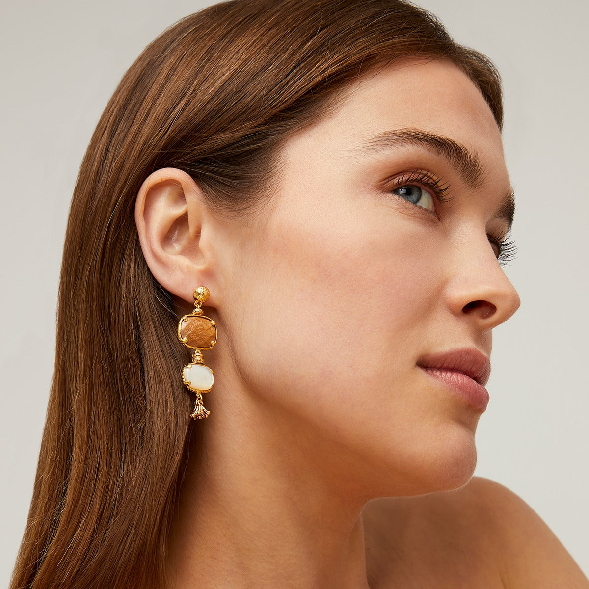 gas-bijoux-boucles-d-oreilles-sil-ne-petit-mod-le-bois-nacre-blanche image 2