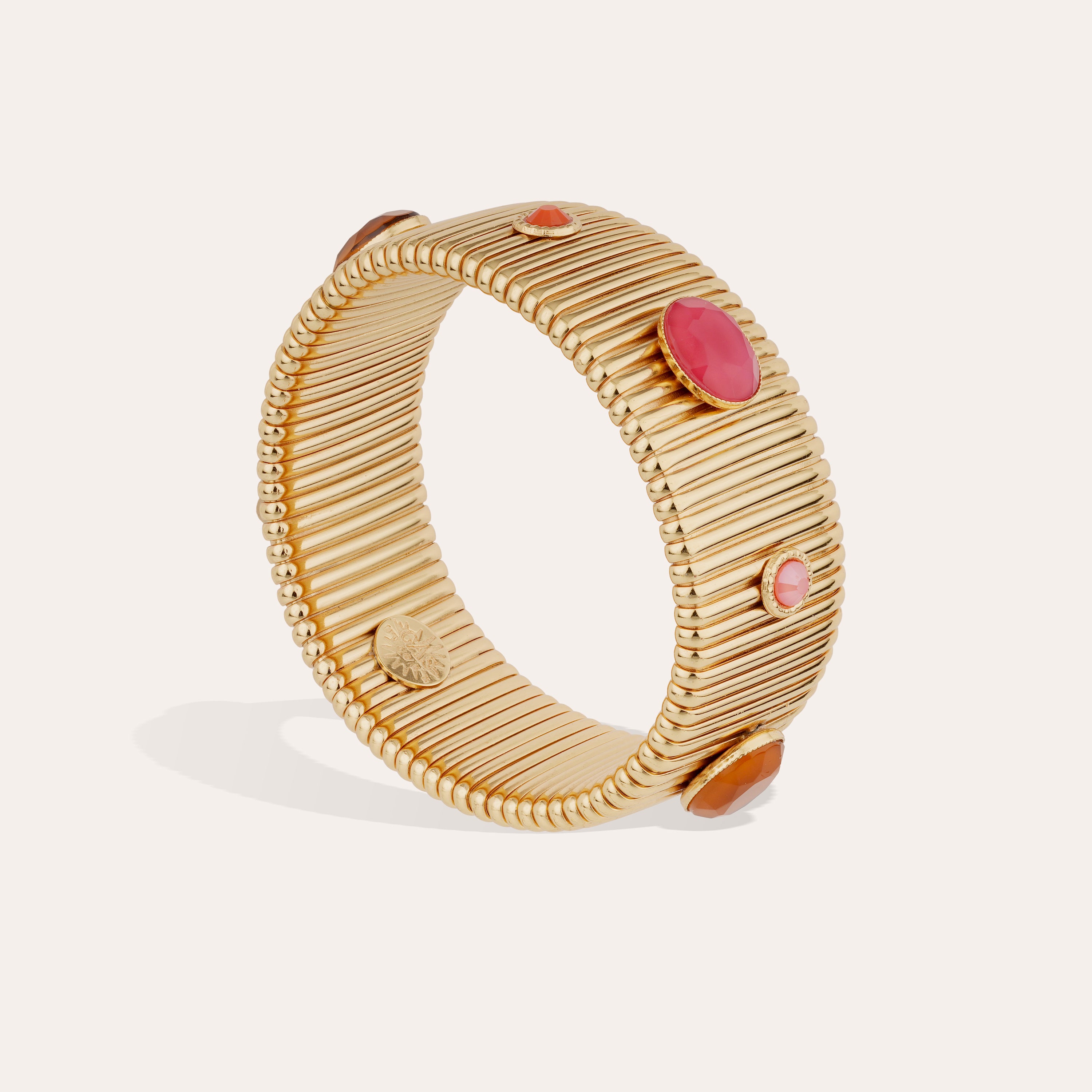 gas-bijoux-bracelet-strada-grand-mod-le-maille-tubogas-dor-e-l-or-fin-et-pierres image 2