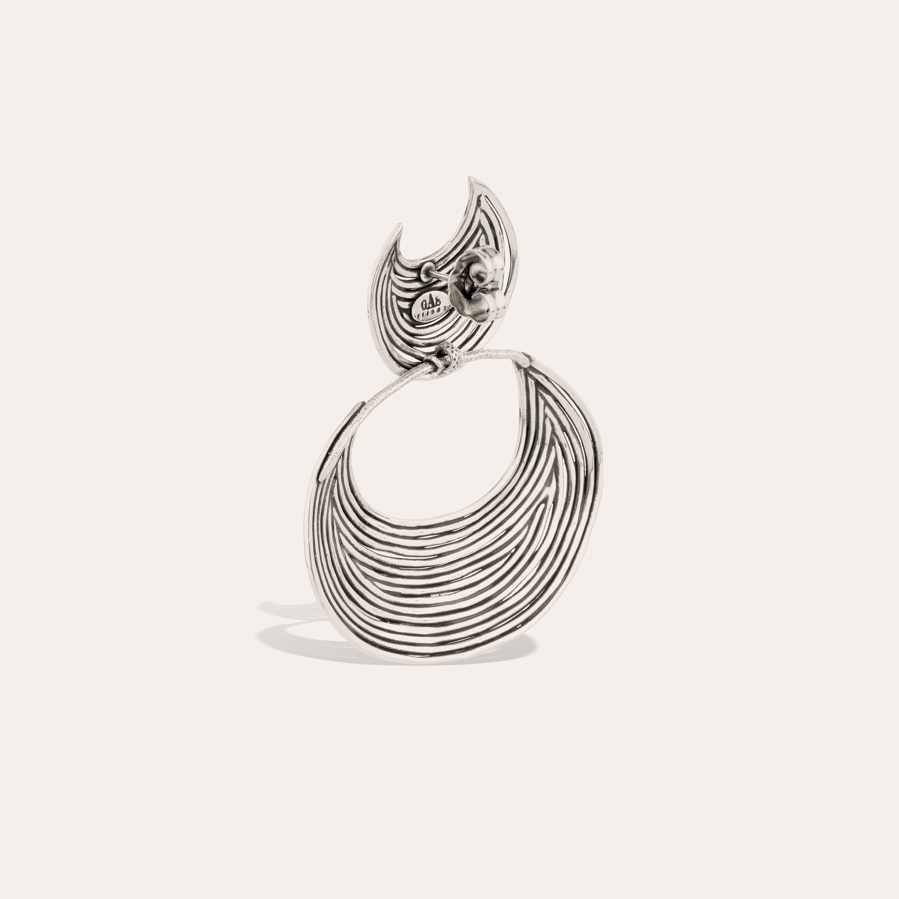 gas-bijoux-boucles-d-oreilles-luna-wave-spirale-martel-e-argent-e image 3