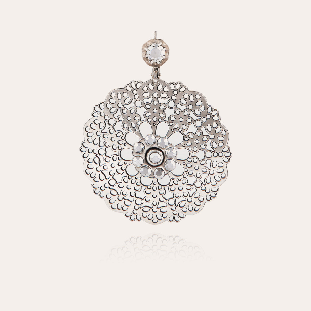 gas-bijoux-boucles-d-oreilles-flocon-petit-mod-le-argent-es-strass-swarovski image 2