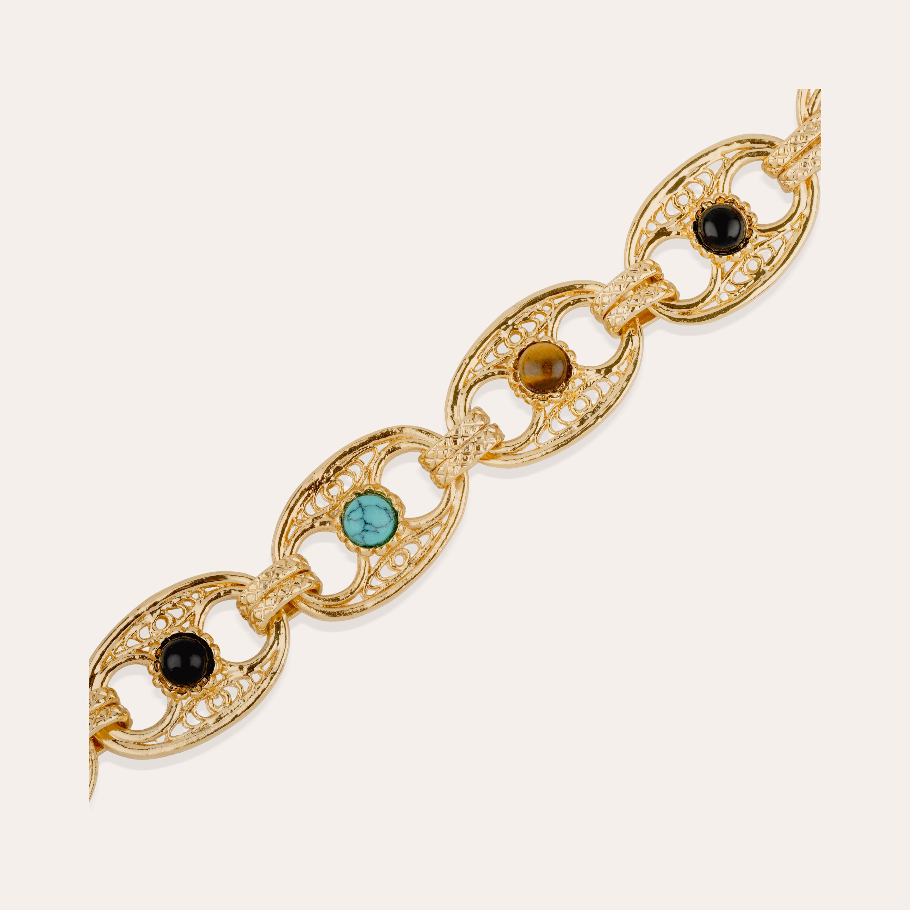 gas-bijoux-collier-carthage-turquoise-oeil-de-tigre-et-onyx-noir-dor image 3