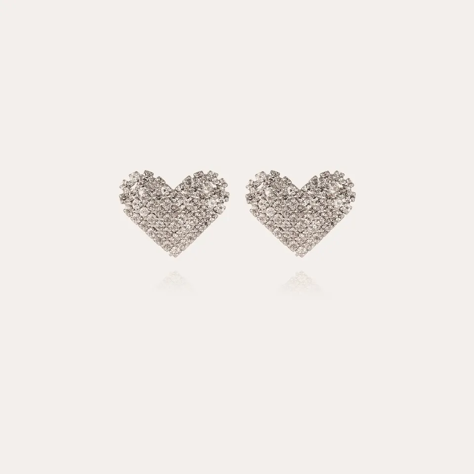 gas-bijoux-boucles-d-oreilles-ava-puces-coeur-argent-strass image 1