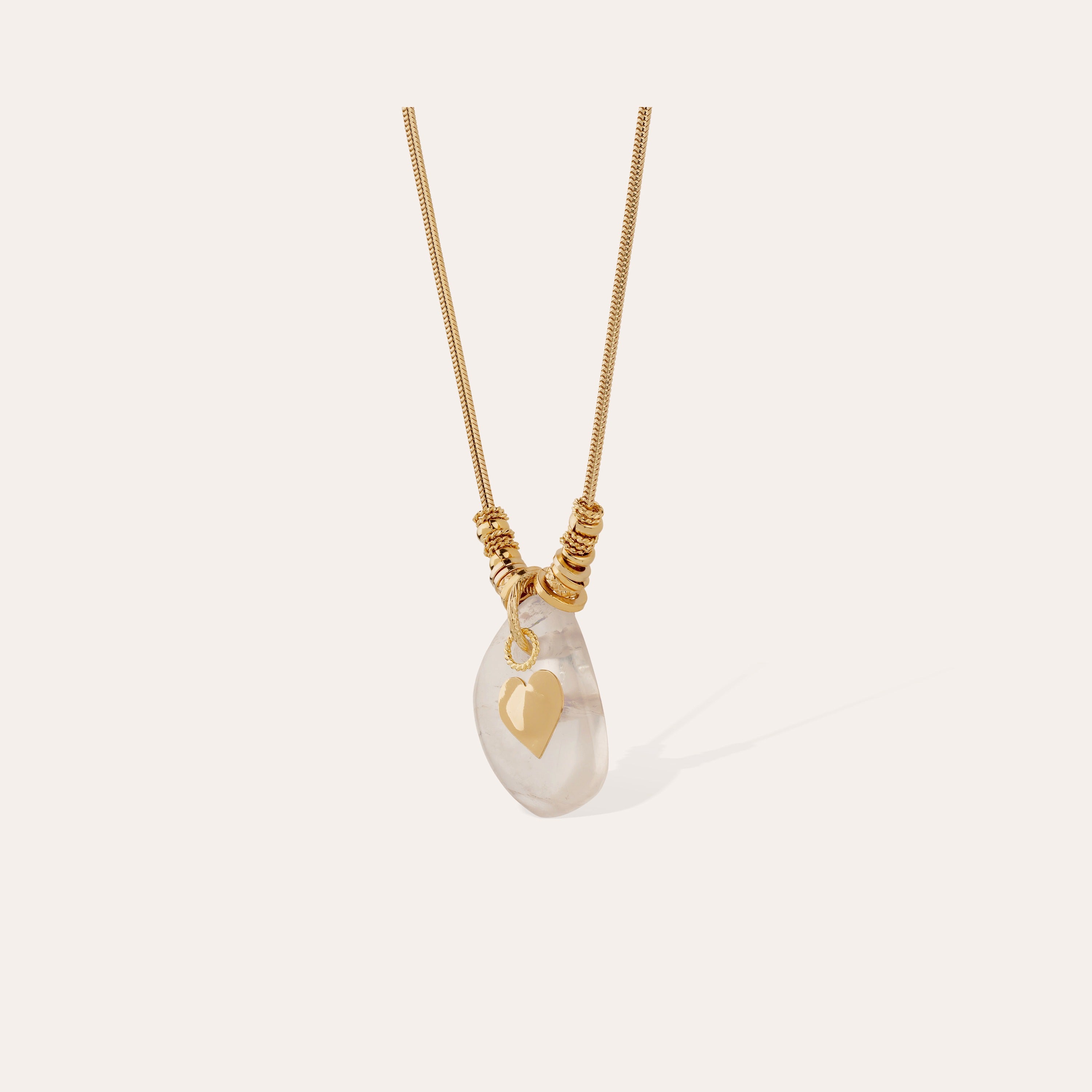gas-bijoux-galet-collier-dor-pendentif-cristal-de-roche image 3