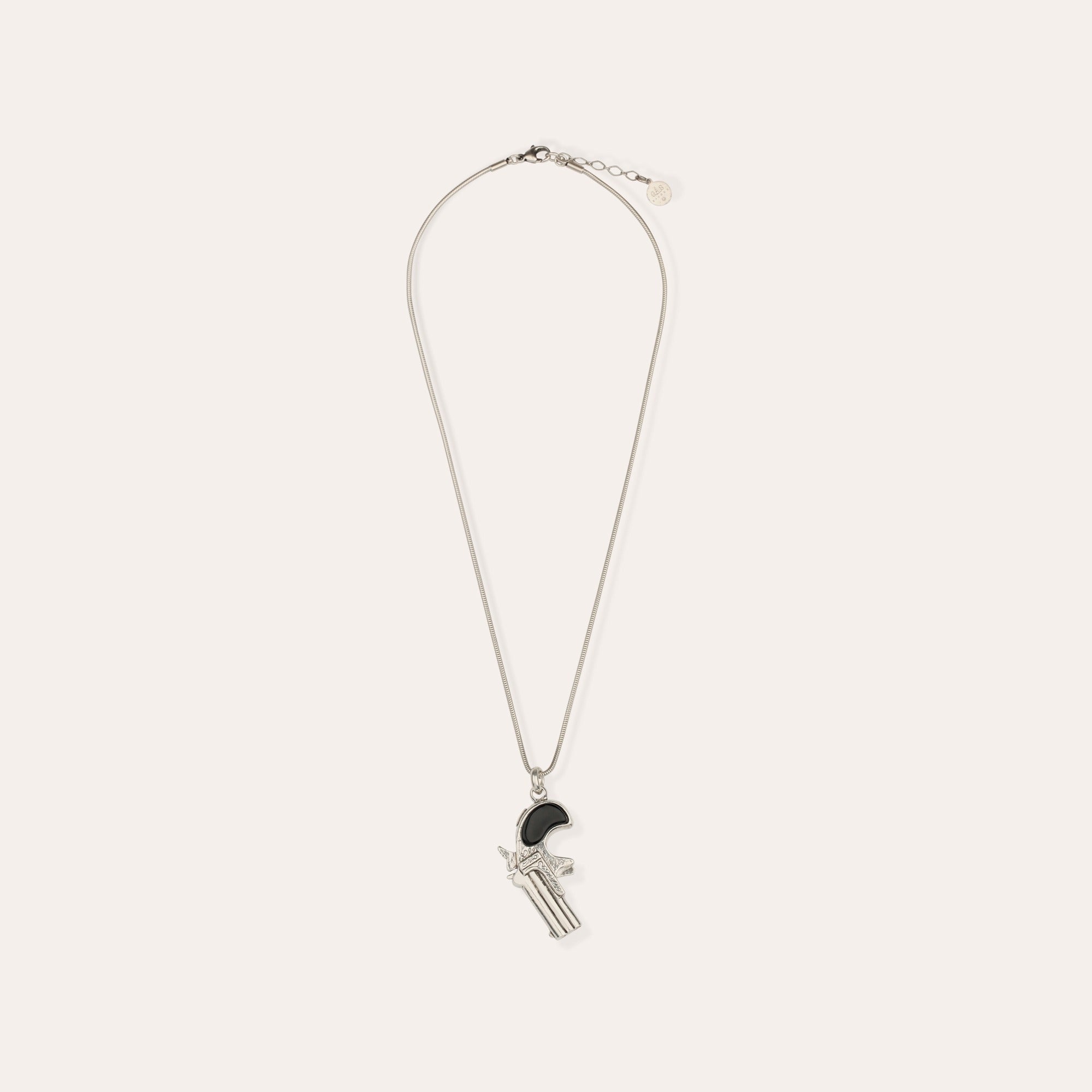 gas-bijoux-collier-clint-petit-mod-le-argent-pendentif-pistolet image 2