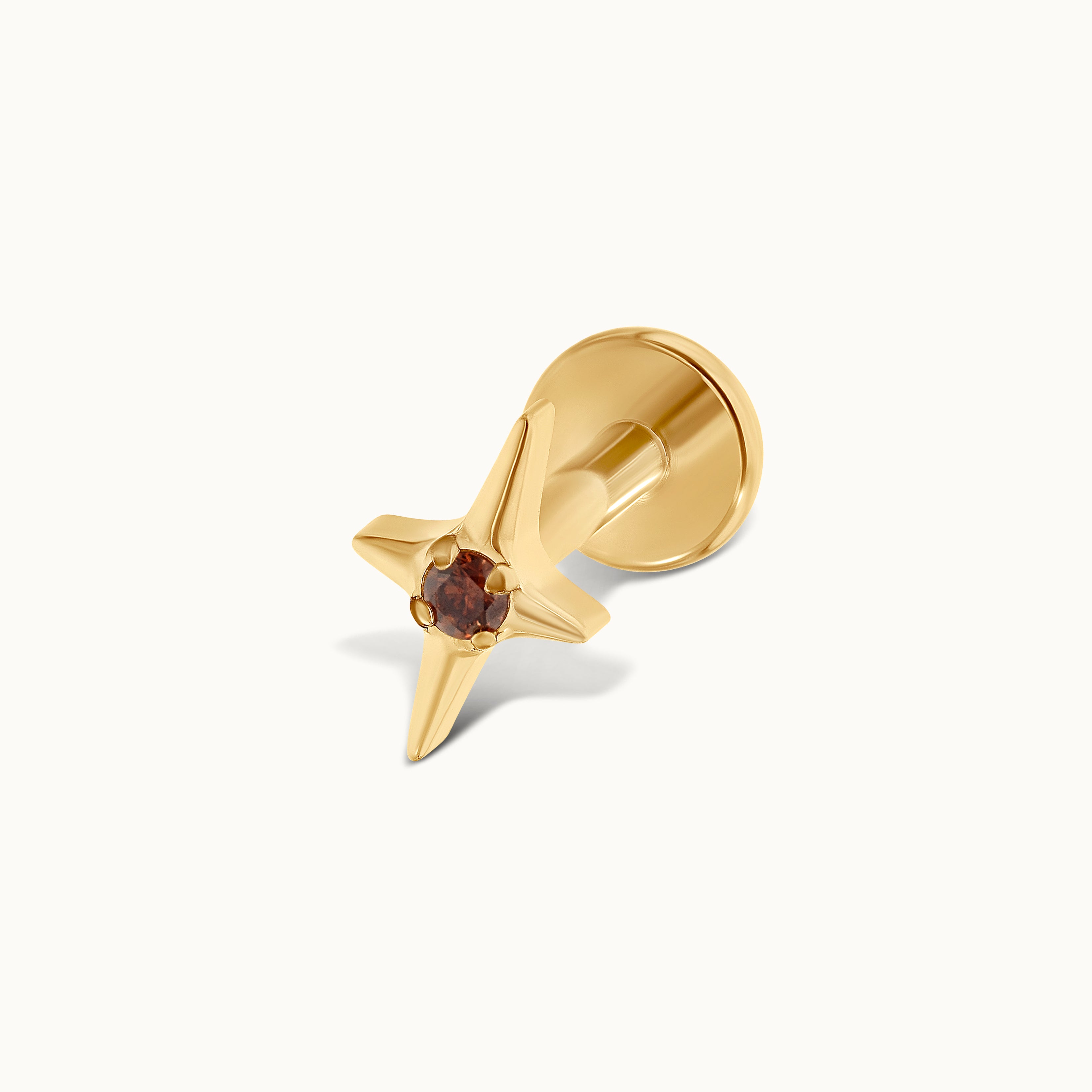 obsidian-piercing-ristretto-embout-pointe-graphique-zircon-titane image 2