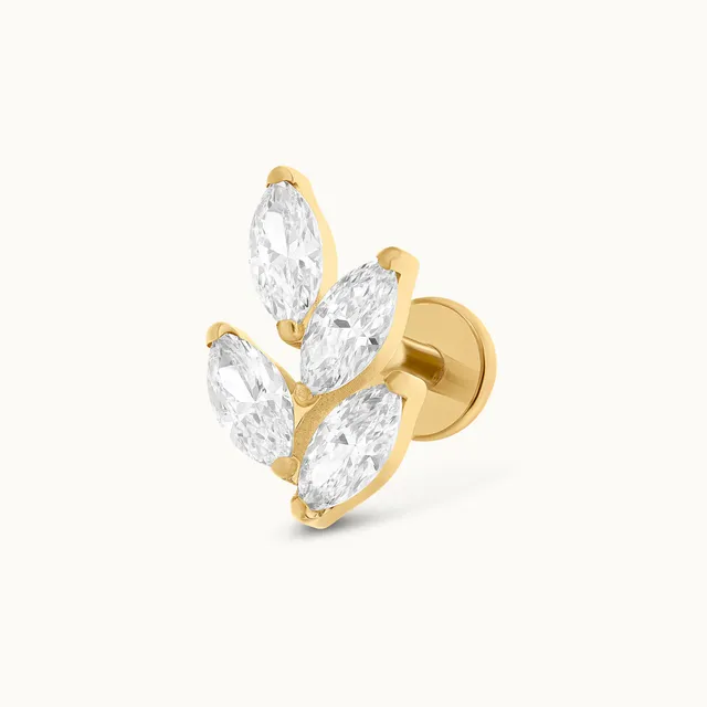 obsidian-piercing-hestia-piercing-titane-pvd-gold-trio-de-marquises-zircon-pour- image 1