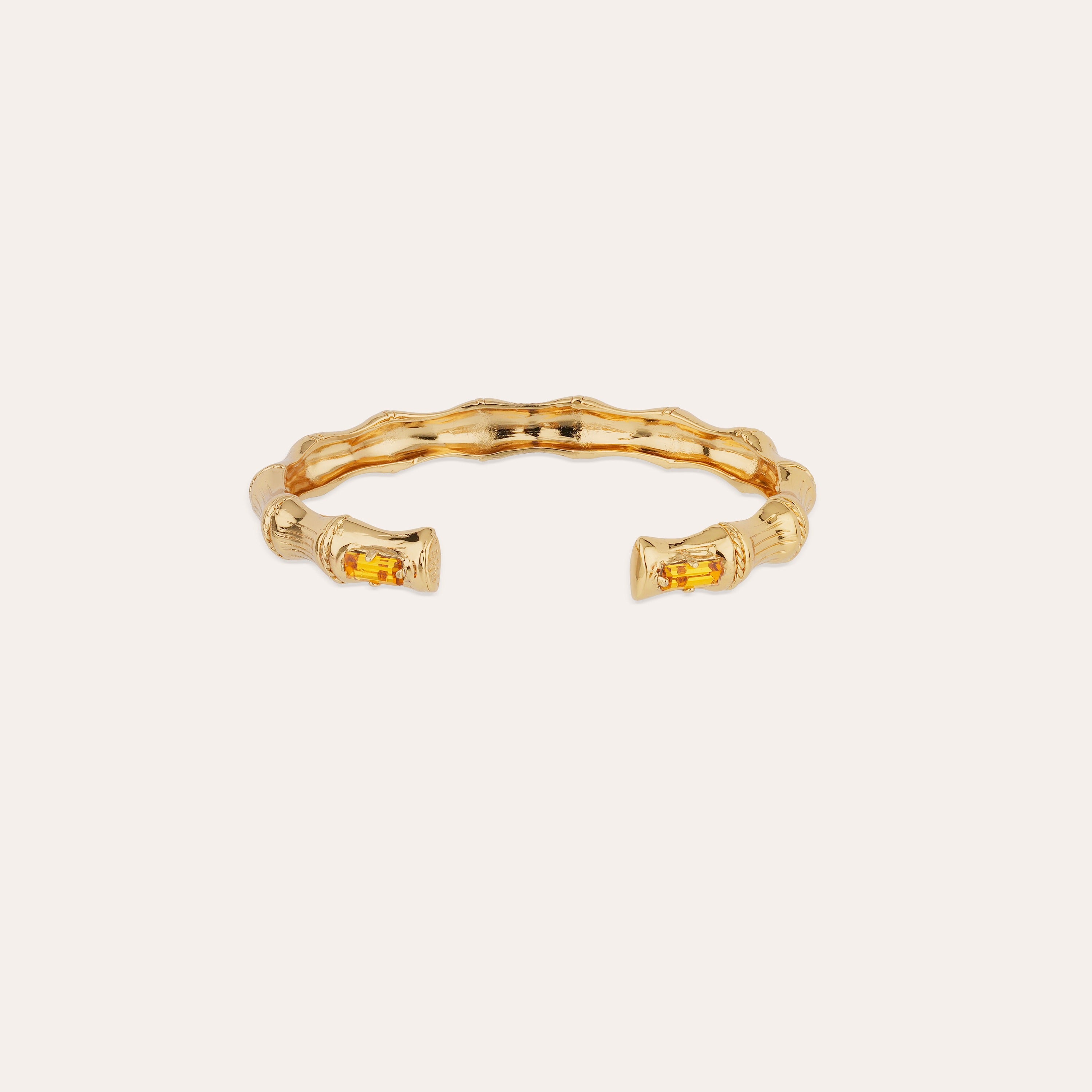 gas-bijoux-bracelet-bambou-jonc-strass-dor-taille-ajustable image 1