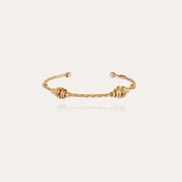 gas-bijoux-bracelet-jonc-torsade-strass-petit-mod-le-dor image 1