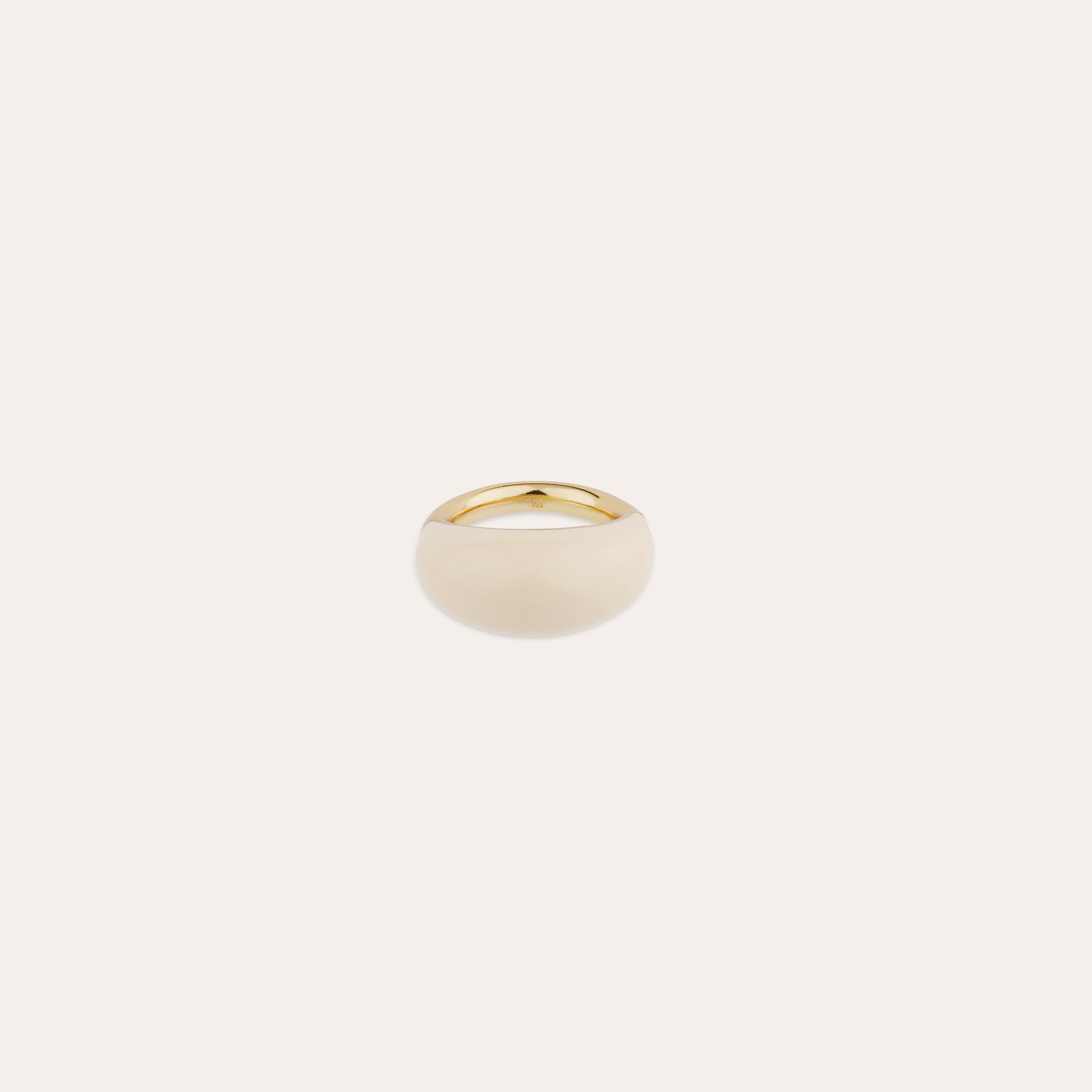 gas-bijoux-selva-bague-grand-mod-le-ac-tate-ivoire-dor-e image 1