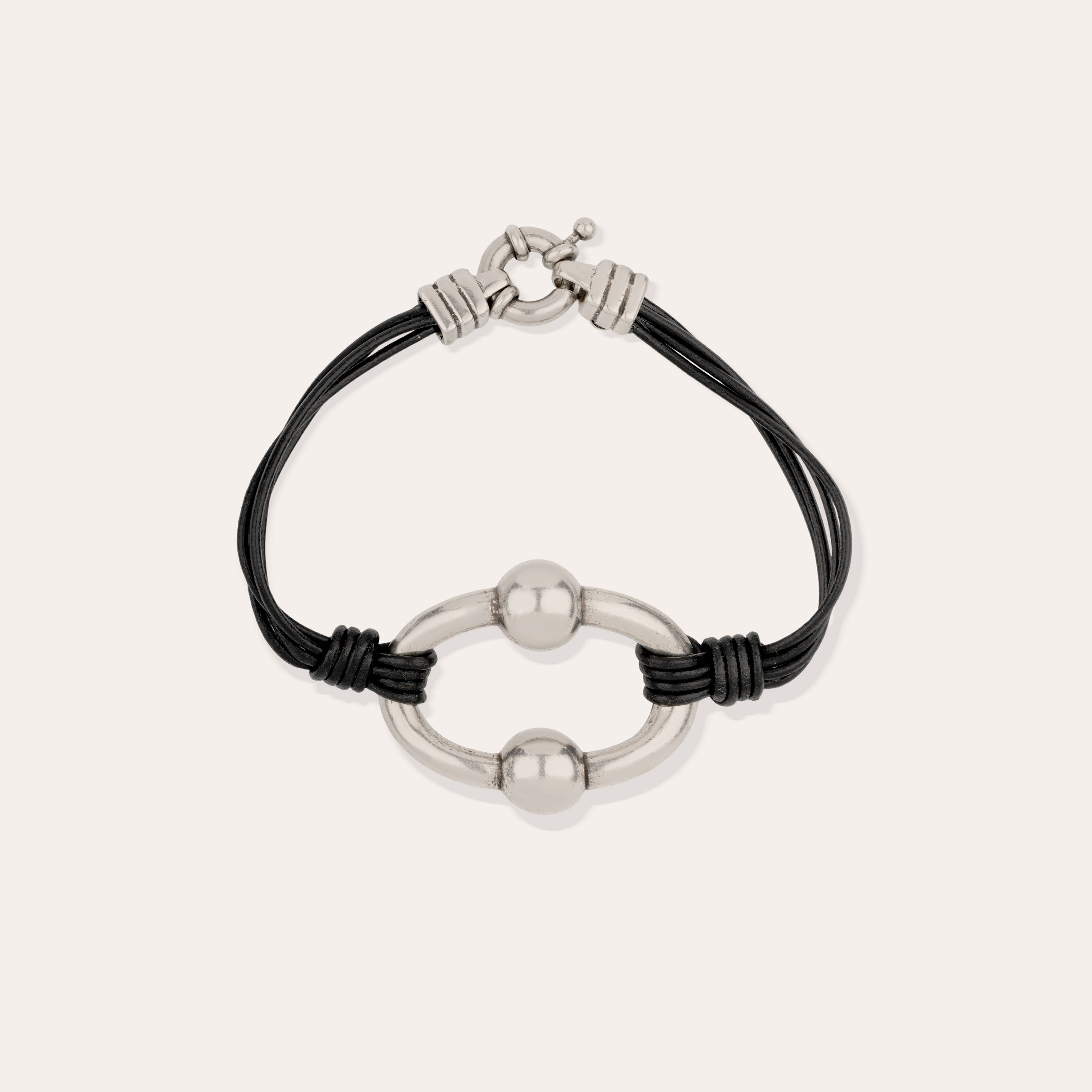 gas-bijoux-bracelet-rive-argent-en-cuir-fait-main-marseille image 3