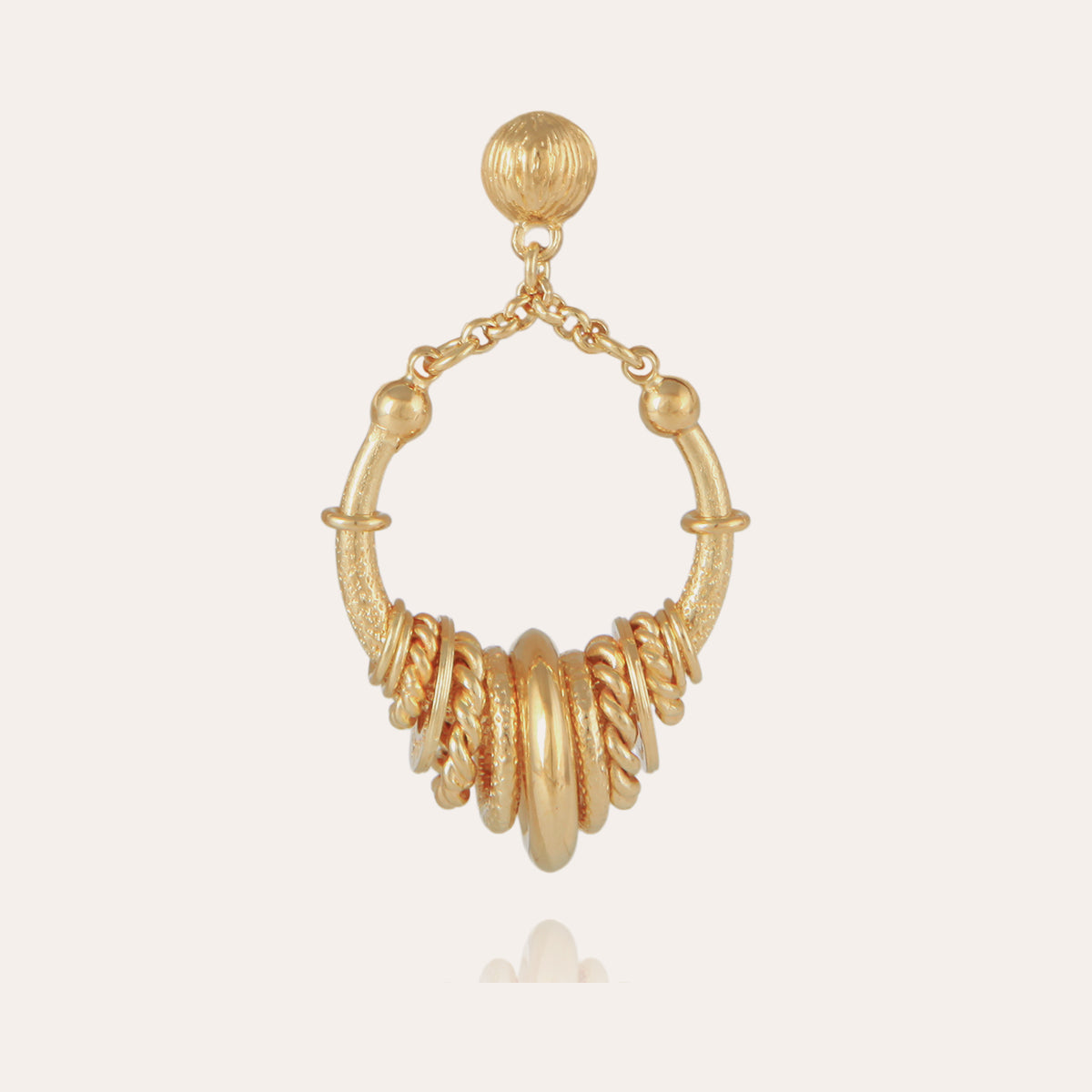 gas-bijoux-maranzana-mini-boucles-d-oreilles-cascade-anneaux-dore9s image 3