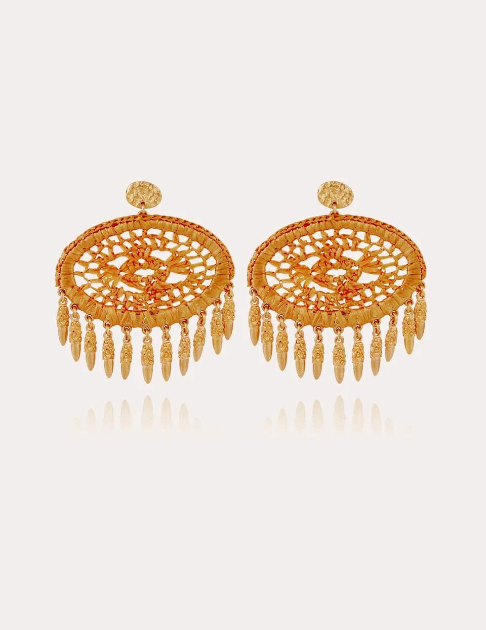 gas-bijoux-boucles-d-oreilles-fanfan-raphia-naturel-et-pampilles-dor-es image 1