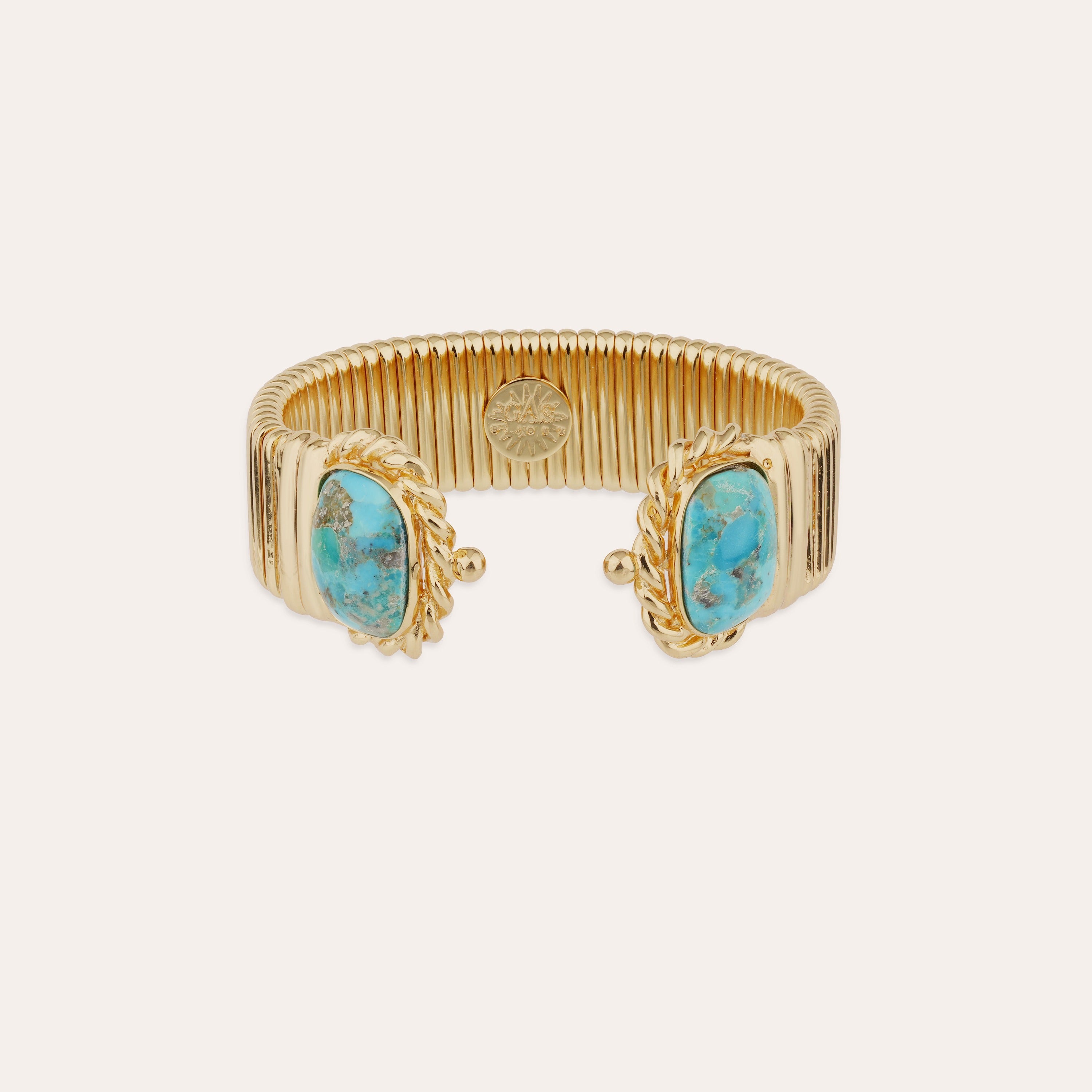 gas-bijoux-bracelet-amarante-double-dor-turquoise image 1