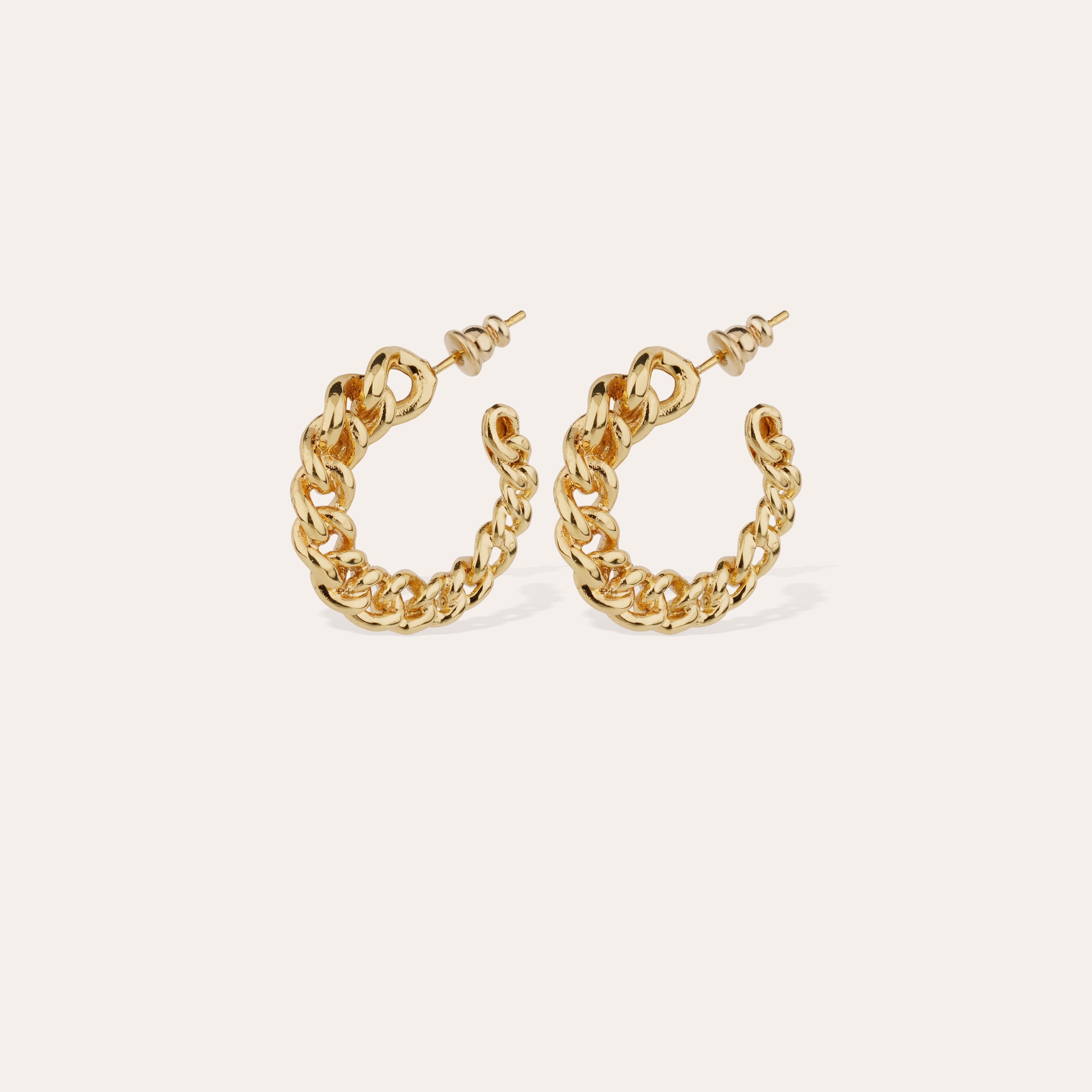 gas-bijoux-boucles-d-oreilles-cr-oles-bronxy-dor-es-maille-gourmette-revisit-e-t image 1