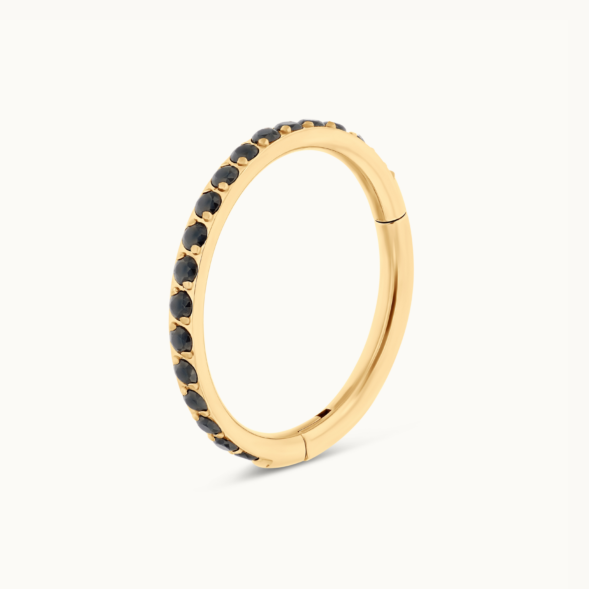 obsidian-piercing-eternity-mermaid-anneau-clicker-titane-pvd-gold-rang-e-de-cris image 3